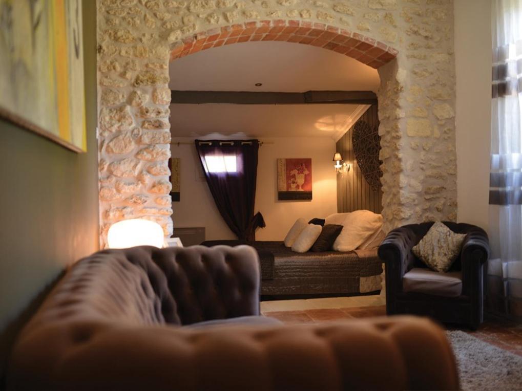 מלון Moulis-en-Médoc Domaine De Quittignan Brillette חדר תמונה